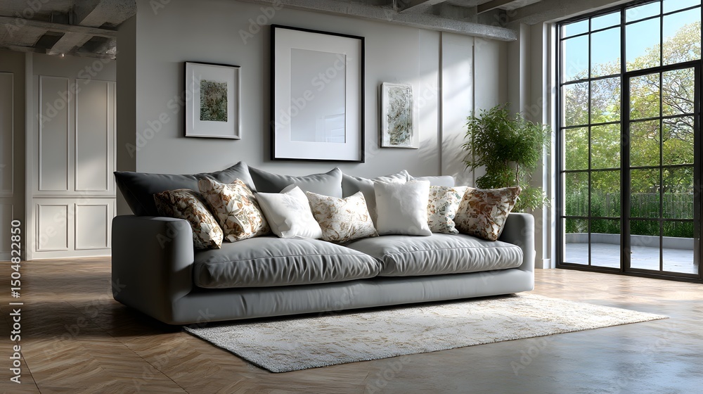 Fototapeta premium living room interior