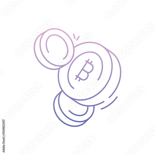 Cryptocurrency Icon vector