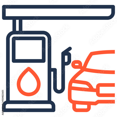 Petrol Station Icon