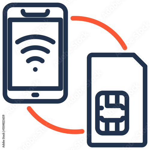Local Sim Card Icon