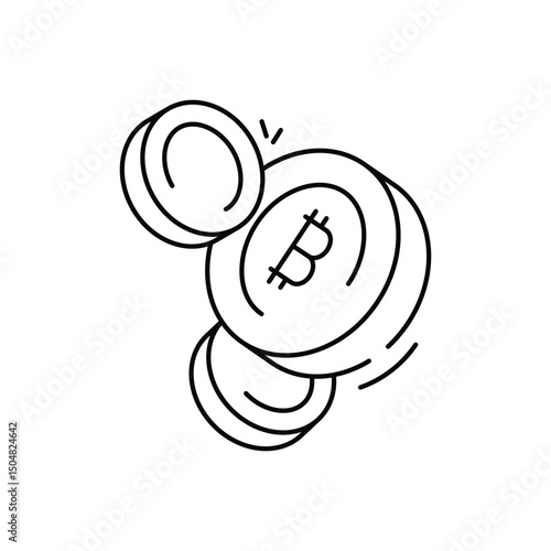 Cryptocurrency Icon vector