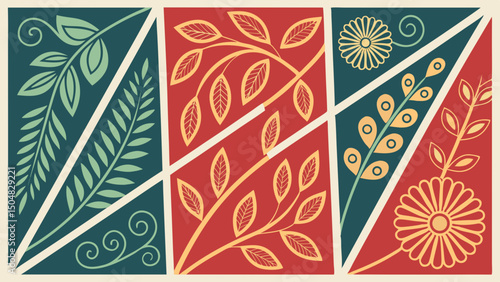 Red and Pink Swirl: Psychedelic Radial Design Background