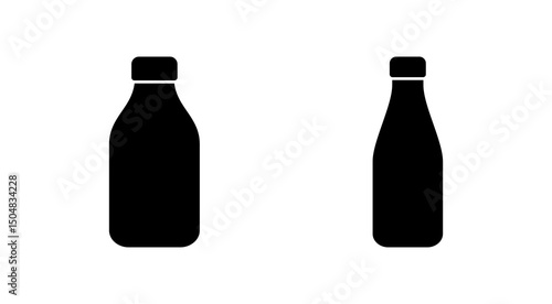 Bottle icon vector. bottle sign and symbol