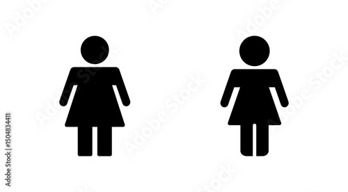 Female icon vector. woman sign and symbol