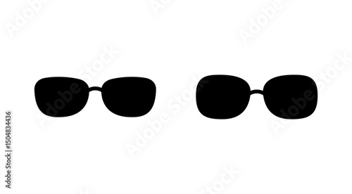 Glasses icon vector. Glasses sign and symbol