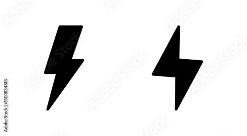 Lightning icon vector. electric sign and symbol. power icon. energy sign