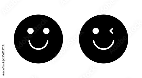 Smile icon vector. smile emoticon icon. feedback sign and symbol