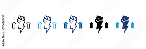 Willpower Multi Style Icon Set