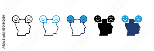 Attitude Multi Style Icon Set