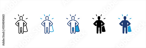 Confidence Multi Style Icon Set