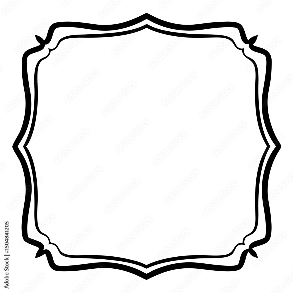 Abstract brush stroke over square frame vector for stylish digital design and creative use. Abstract brush stroke over square frame vector for stylish digital design and creative use.