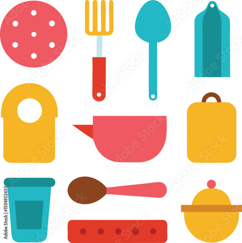 set of kitchen tools