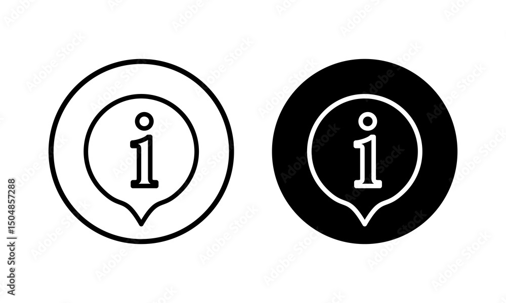 Information sign icon vector illustration. about us sign and symbol. question mark icon Information sign icon vector illustration. about us sign and symbol. question mark icon