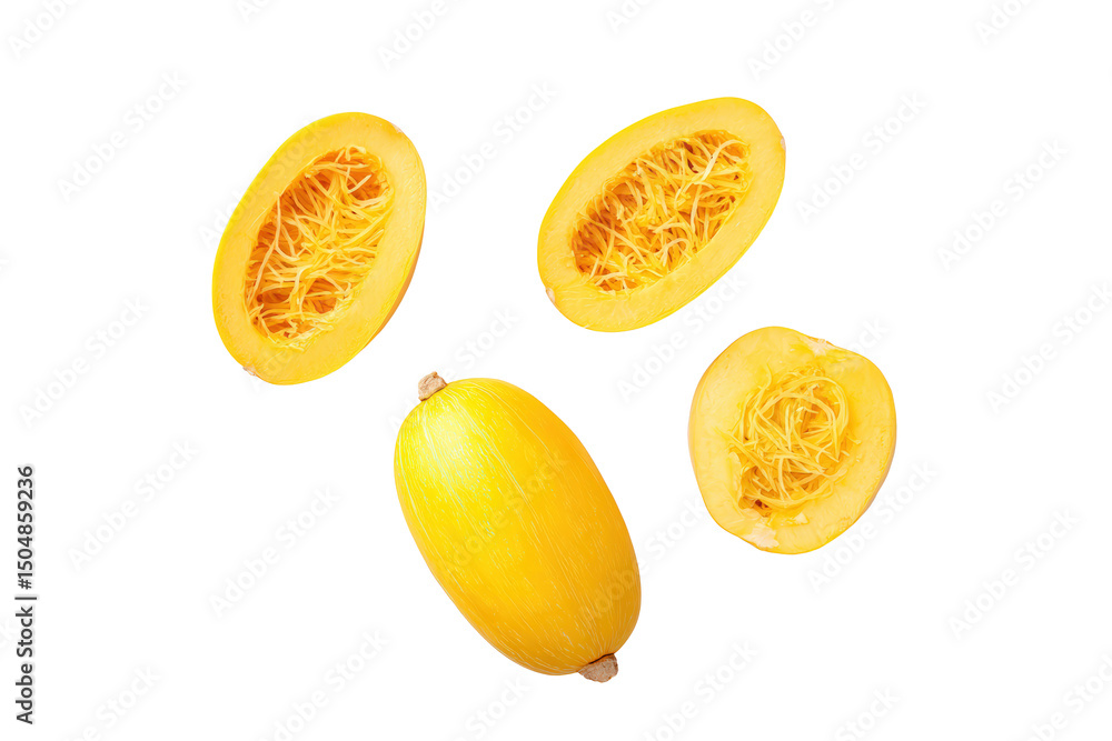 Minimal spaghetti-squash motif on transparent background adds rustic texture to farm-box sticker sheets Minimal spaghetti-squash motif on transparent background adds rustic texture to farm-box sticker sheets