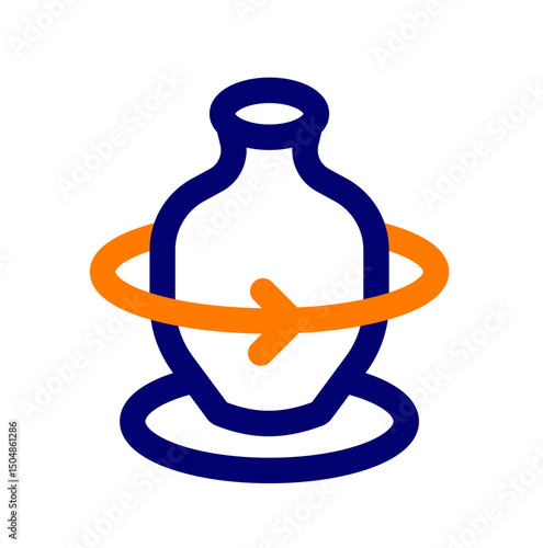 spin earthen jar