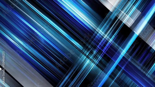 Abstract Blue Lines background: A Digital Art Piece