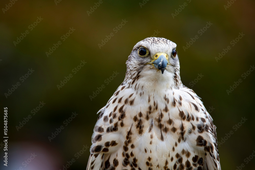 Obraz premium The Saker Falcon (Falco cherrug).