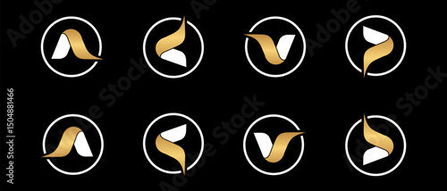 Abstract logo icon template design
