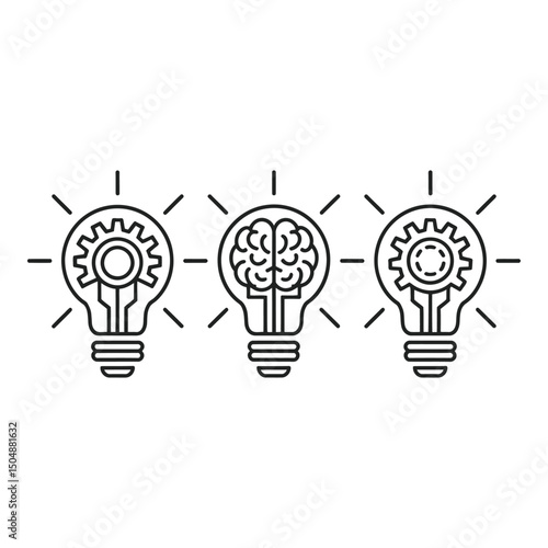 Illuminating ideas Gears of Innovation and Brainpower unite to brighten the future through