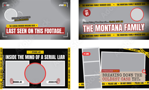 True Crime & Mystery Youtube Thumbnail V2