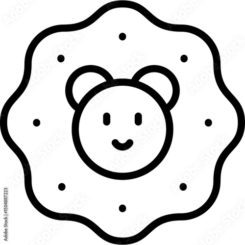 bear biscuit icon