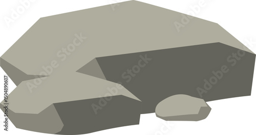 Grey Rocks Illustration