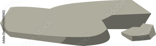 Grey Rocks Illustration