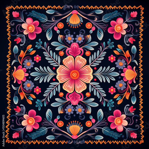 mandala floral pattern