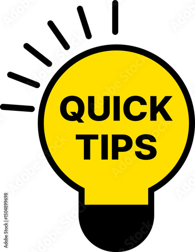 Quick tips label