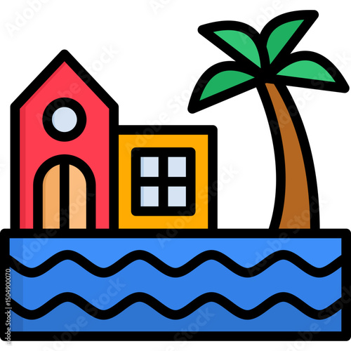 Beach Resort Icon