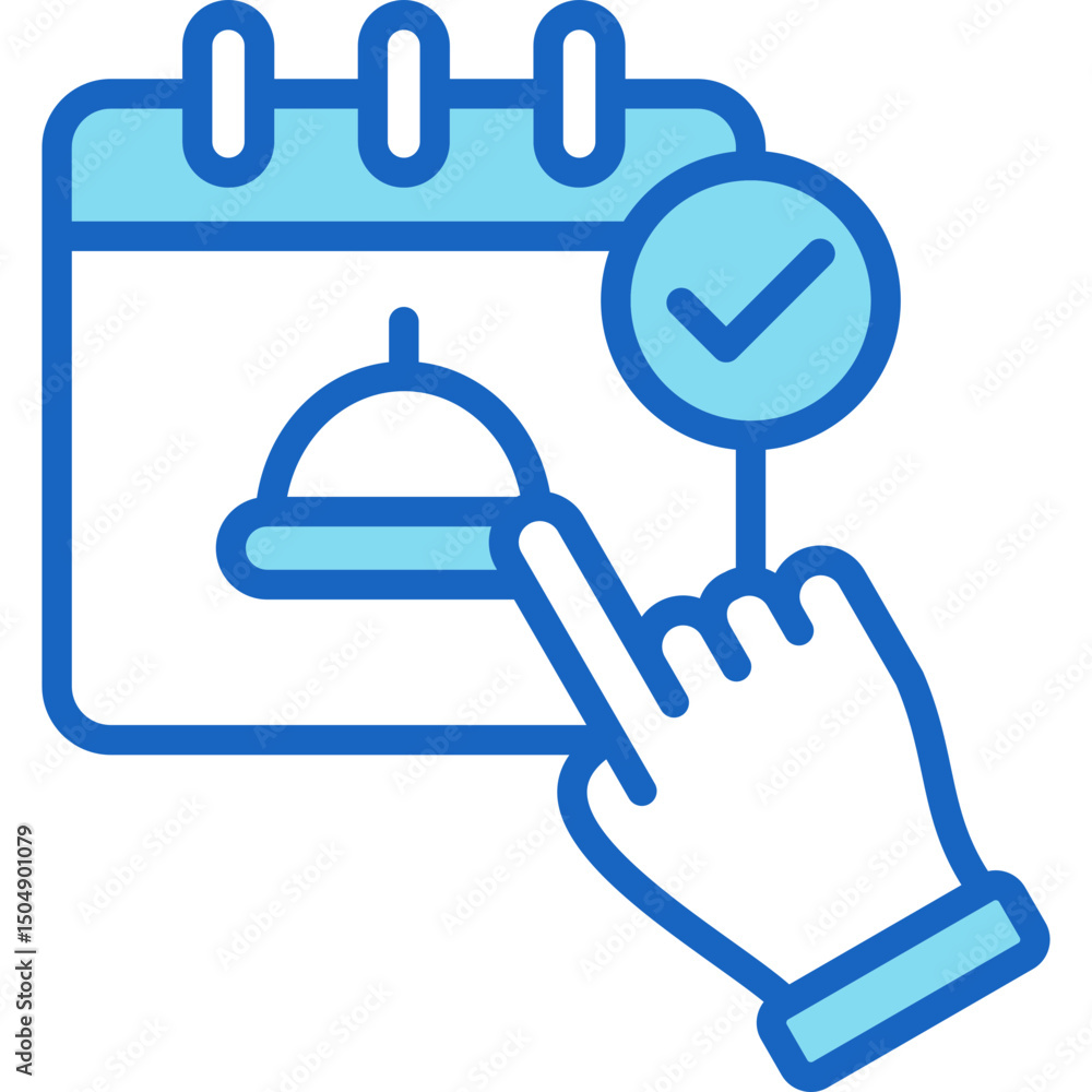 Obraz premium Reservation Icon