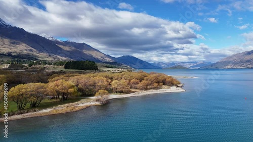 Wallpaper Mural Serene Aerial View of Glenorchy Landscape Torontodigital.ca