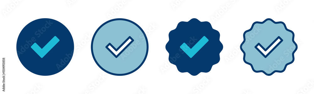verified icon vector isolated on white background. verification check mark. approved icon verified icon vector isolated on white background. verification check mark. approved icon