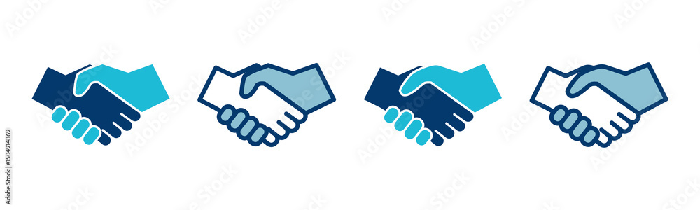 Business handshake icon vector isolated on white background. Handshake icon vector. contract agreement. Trust icon vector. Deal. Done. partnership icon Business handshake icon vector isolated on white background. Handshake icon vector. contract agreement. Trust icon vector. Deal. Done. partnership icon
