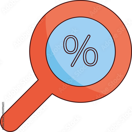 Magnifying Glass Icon for Search and Focus Tools