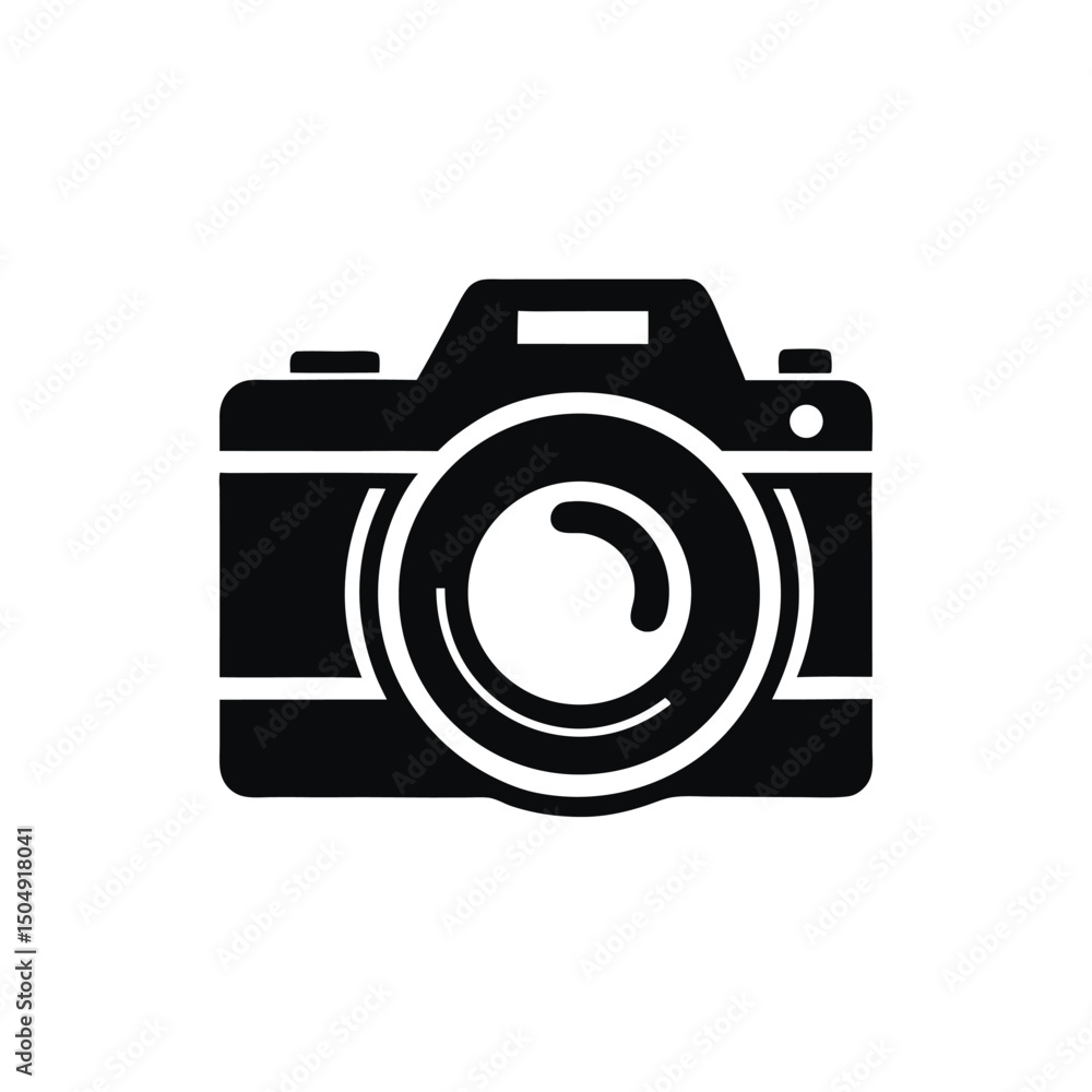 Camera icon. Photo camera symbol isolated on transparent background, icon for app or web site Camera icon. Photo camera symbol isolated on transparent background, icon for app or web site