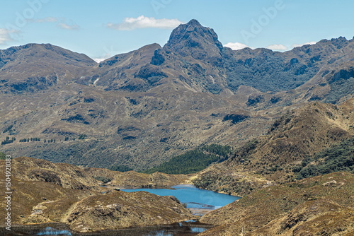 El Cajas National Park in the Ecuadorian Andes, Azuay Province, South America. 