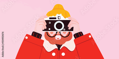 Photographer with Camera