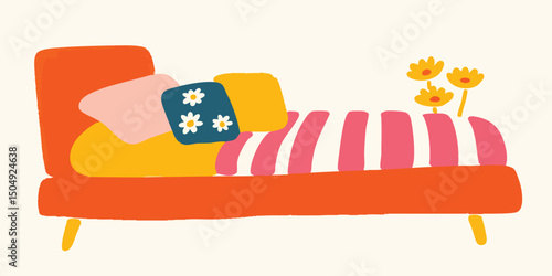A whimsical illustration po...