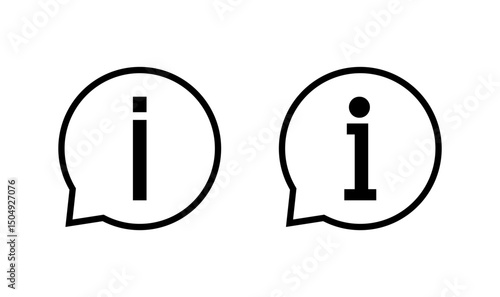 Information sign icon logo design. about us sign and symbol. question mark icon