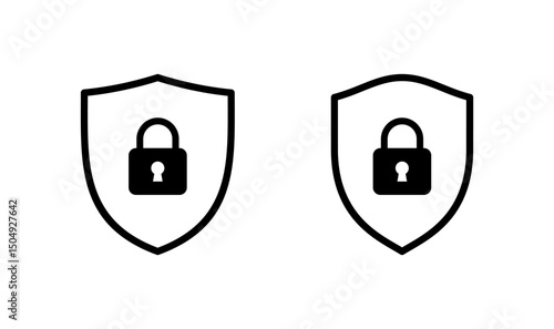 Security icon logo design. protection icon. privacy. vpn