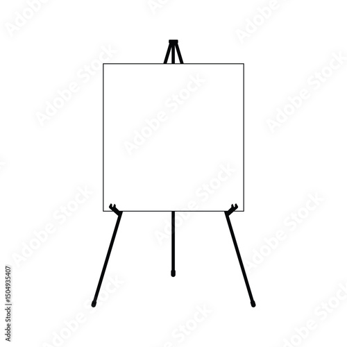 Presentation Blank White Board Vertical