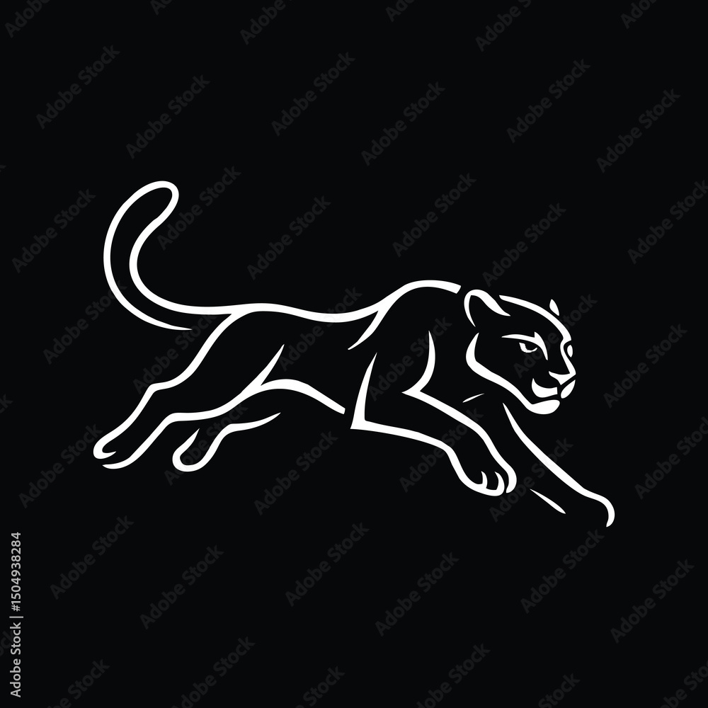 Obraz premium A bold and regal lion logo featuring a fierce lion head with sharp details and a majestic mane. Perfect for sports teams, luxury brands, security companies, and leadership organizations. The logo symb