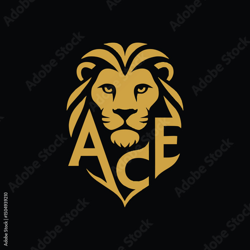 A bold and regal lion logo featuring a fierce lion head with sharp details and a majestic mane. Perfect for sports teams, luxury brands, security companies, and leadership organizations. The logo symb