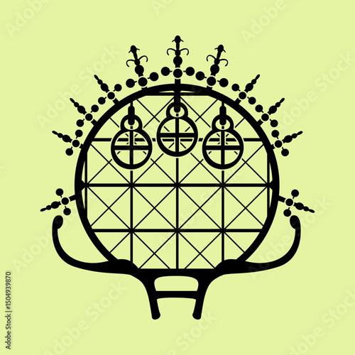 Hittite Sun Disk Symbolic Design