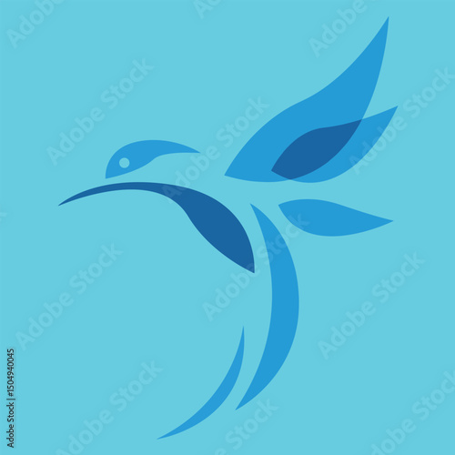 Bird logo icon vector