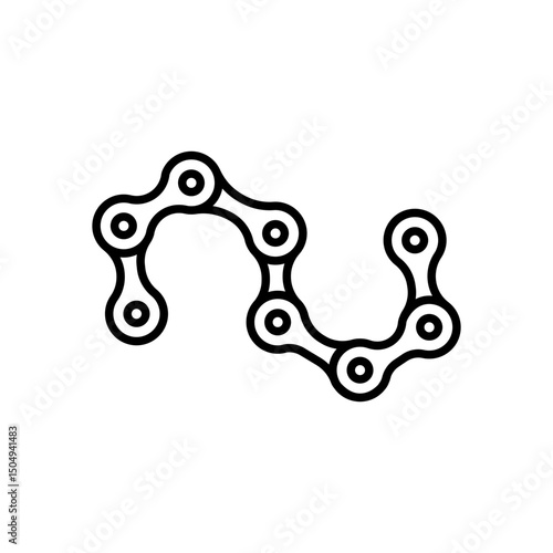 Bicycle chain icon