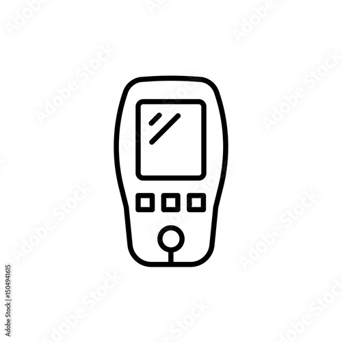 Quadro su tela Bike computer icon