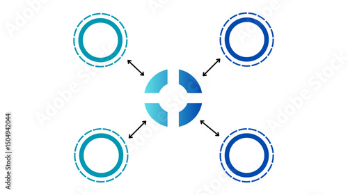 Infographic on collaborative strategies in business networks office environment graphics insightful viewpoint