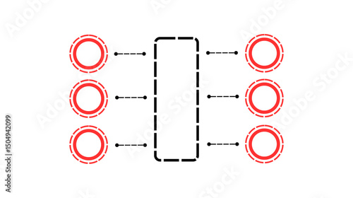 Infographic guide exploring connections in data visualization digital realm informative content creative environment engaging viewpoint